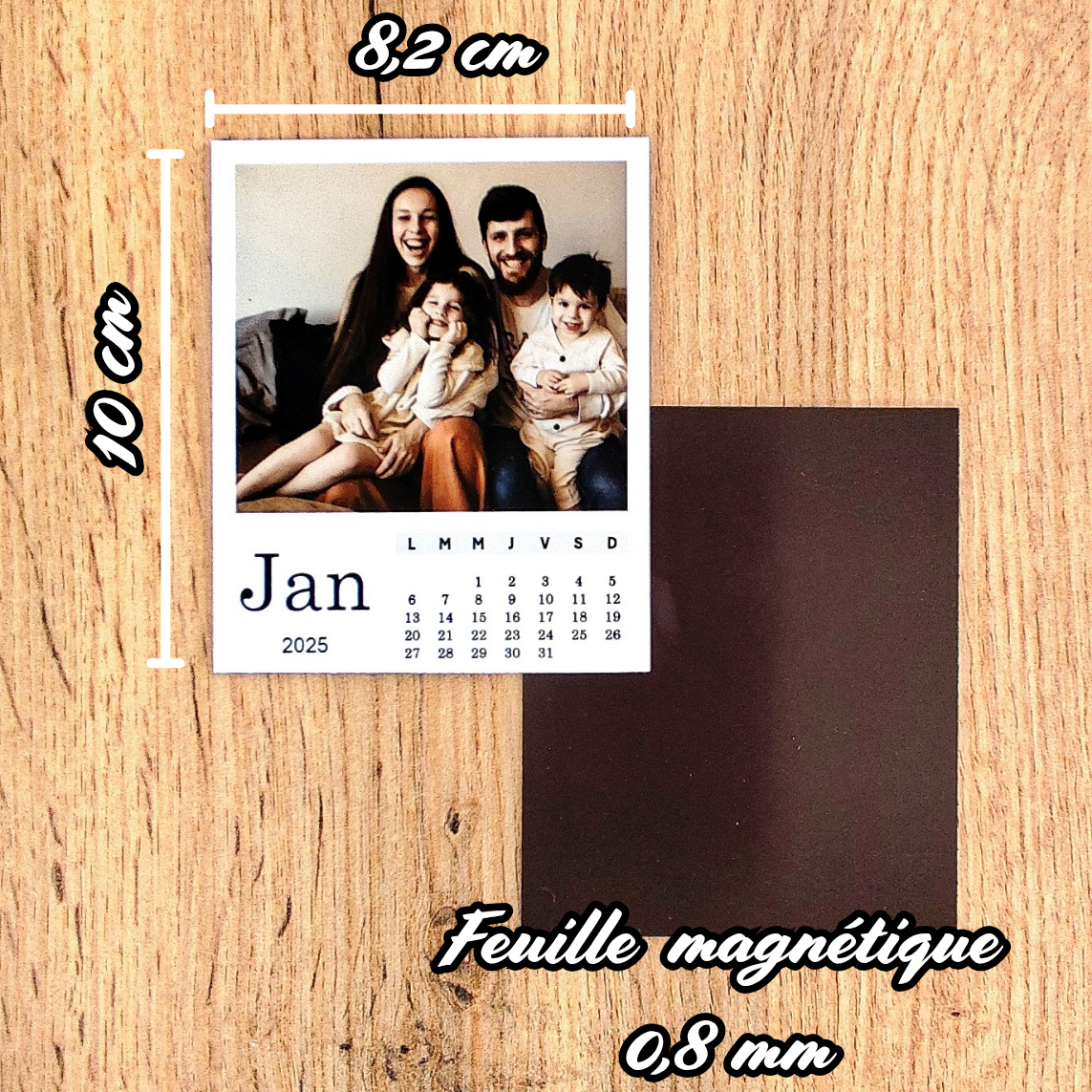 Calendriers magnétiques