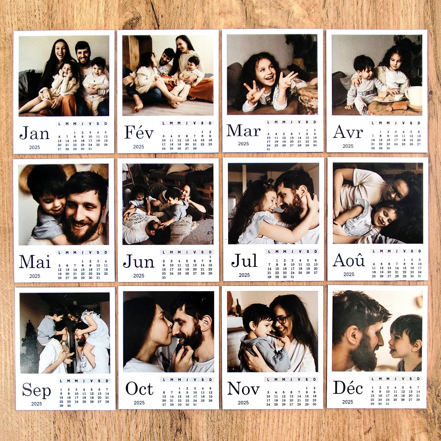 Calendriers magnétiques
