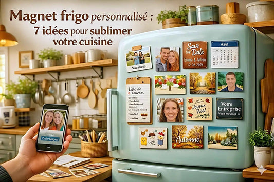 Magnet frigo personnalisé : 7 idées pour sublimer votre cuisine MAGNETISSIMO